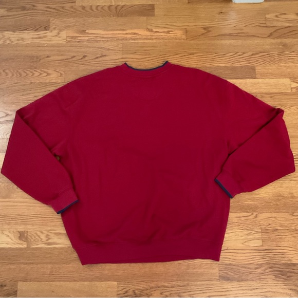 M&C - Vintage Sport Men/Women Crimson Red Black LabHunting Dog Sweatshirt XL - Picture 3 of 7